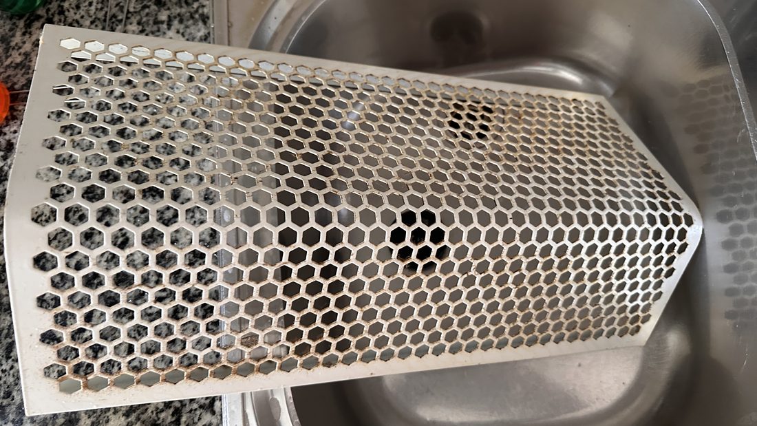 Filtre de hotte de cuisine dégraissé